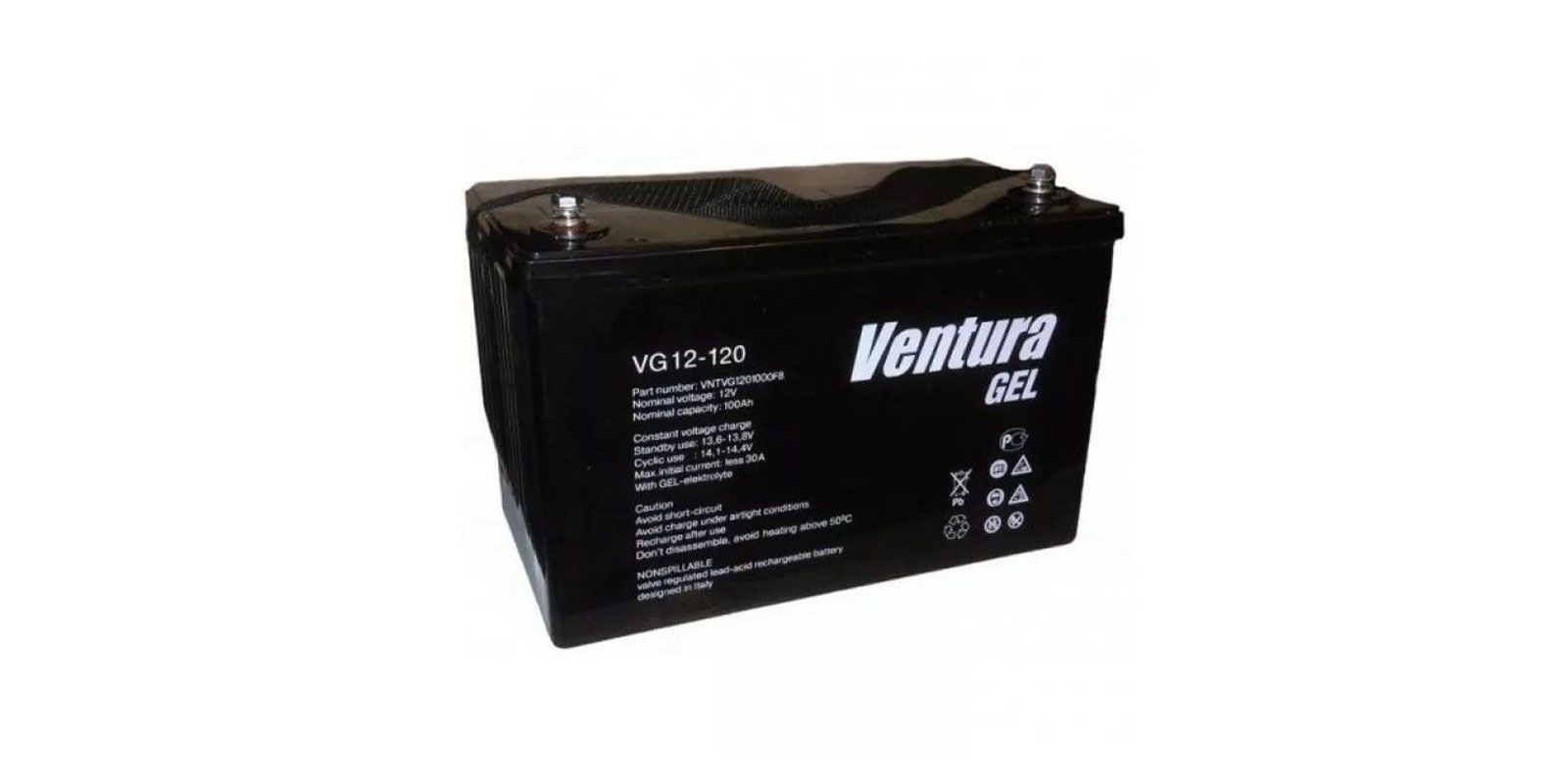 Аккумуляторная батарея Ventura VG12-120 (12В, 120Ач)
